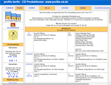 Tablet Screenshot of profile-cd.de